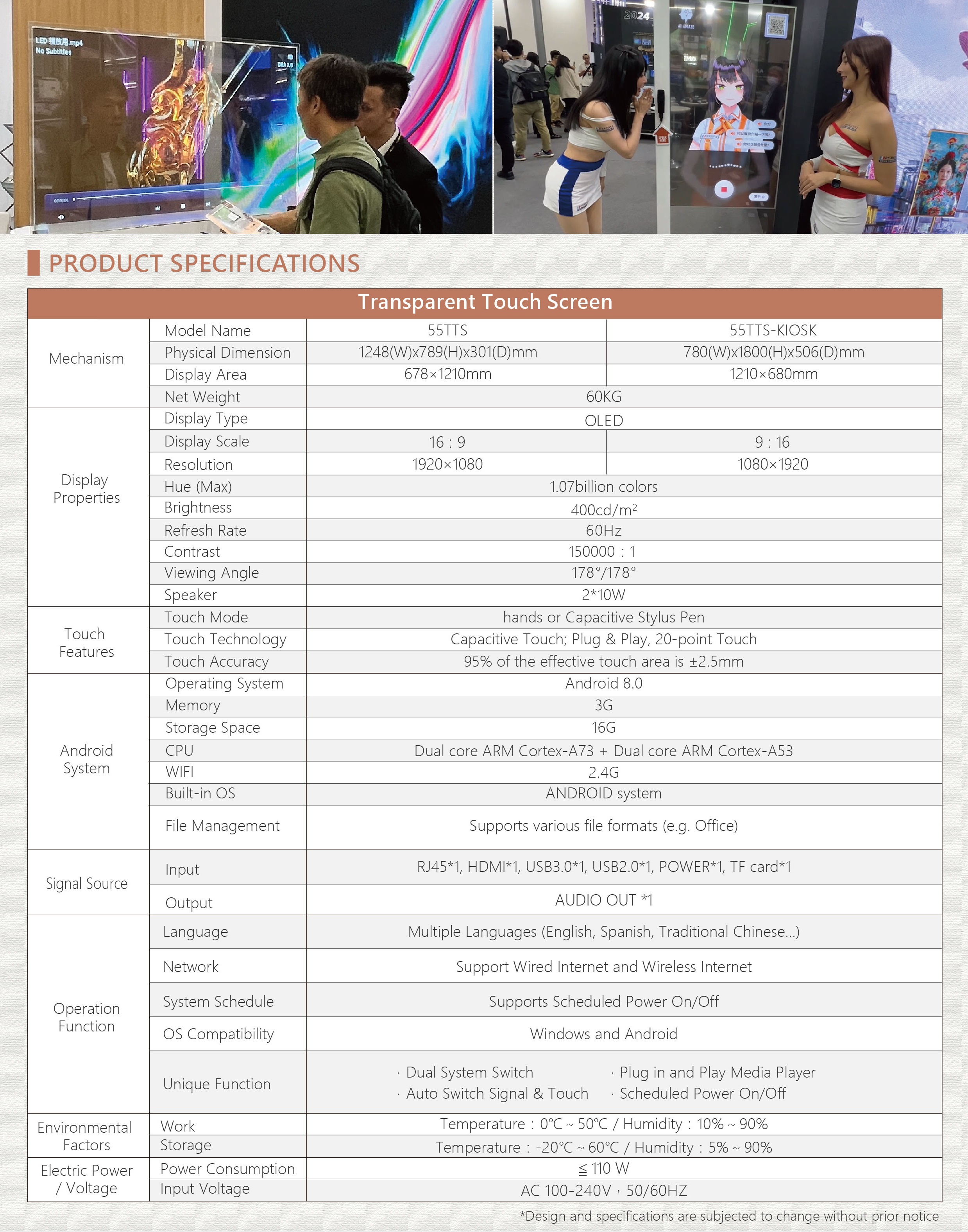 KTA KTA PLUS Touch Screen Touch Panel Smart Board IFP Android RichSource PERSONA