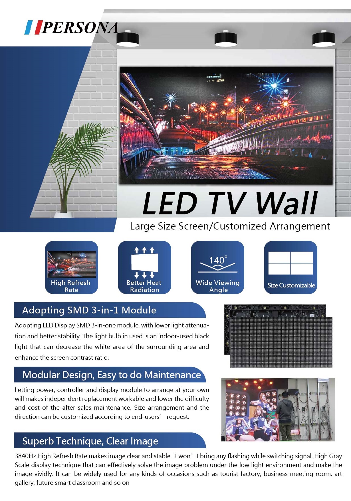 KTA KTA PLUS Touch screen panel Video Wall Smart Pnael Rich Source PERSONA